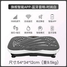 홈 트레이닝 덜덜이 가정용 기구 하체 전신 실내운동 홈트레이닝기구 진동 스텝퍼 운동, N. 플래그십 앱 펄 화이트