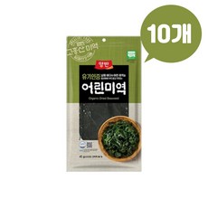 동원 양반 어린미역 원초 국내산미역 20인분 x10봉 요리, 45g, 10개
