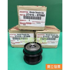 豐田 RAV4 2.0 凌志 NX200 冷氣惰輪 發電機皮帶惰輪 27415-0T060 適用