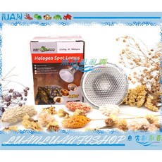 REPTI ZOO爬蟲水龜燈泡UVA鹵素燈，35W聚光型加熱燈泡，適用於烏龜、蜥蜴等爬蟲類，提供UVA、保暖、曬背功能, 白色, 1個