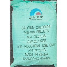 [염화칼슘] 중국산 염화칼슘 74% 25kg 제설제 제설용 폭설 대용량, 1개