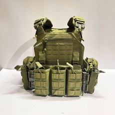 6094快拆戰術背心 軍迷裝備, 1個, 迷彩 A款,鏈接有實物視頻展示