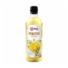 백설 카놀라유, 900ml, 2개