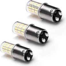 BA15D 12V 1076 1142 1176 S8 1004 90 LED 밝은 흰색 6000K 3W DC 베이오넷 전구 더블 콘택트 RV 캠퍼 트레일러 보트 인테리어 마린 조명, 6000K Daylight White, 1142 BA15D