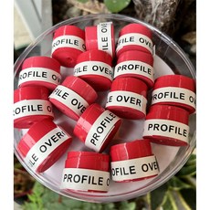 오버그립 미끄럼 방지 테니스 라켓 그립 패들 액세서리 충격 배드민턴 스쿼시 훈련 스웨트밴드 60, W75 Red