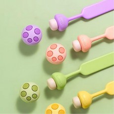 위생 실리콘 변기커버 손잡이 타이형 화장실 변기손잡이, 옐로우