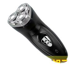 德國電動剃鬚刀 充電式三刀頭 水洗, 8188經典黑標配 鼻毛器 備用刀頭, 如圖
