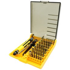 蓋斯工具 45合一 DE45 十字 套筒 星型 多功能螺絲 維修工具組 手機維修工具, 1個, 螺絲起子組