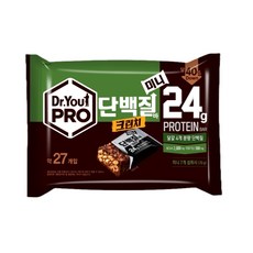 오리온 닥터유 프로 단백질바 크런치 미니(약27개입 총280g), 280g, 1개