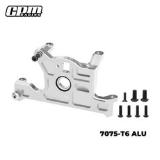 7075-T6 합금 모터 마운트 베이스 TRAXXAS Slash LCG Rally Jato 4X4 1/10 RUSTLER 업그레이드 부품, 04 실버