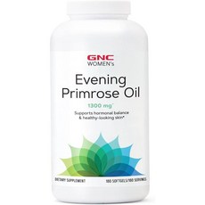 GNC 달맞이꽃종자유 1300mg 180소프트젤, 1개, 180정