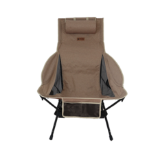 멜핑 아웃도어 빅사이즈 경량 접이식 캠핑 릴렉스 체어 특대, 1개, 베이지