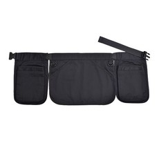 앞치마 주머니 포켓 카페 허리앞치마 공방 주방 전대 목공 방수 허리가방, 3_블랙 사선방수 2소가방+1대가방