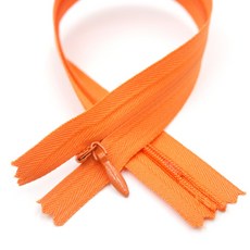 의류용 콘솔지퍼 (주황) 60cm 대 (원피스용)