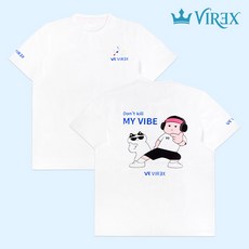 비렉스 댄싱 VR-OF2603 남성 여성 티셔츠 오버핏