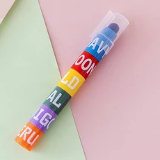 하이라이터 6/12 색 스플라이스 미니 성경 빈티지 캔디 컬러 파스텔 젤 드라이 마커, [03] 6 colors Vintage