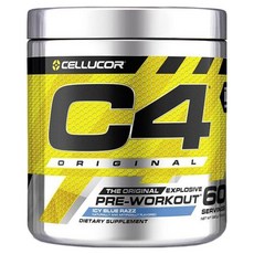 셀루코어 C4 오리지널 프리-워크아웃 블루 라즈베리, 390g, 1개
