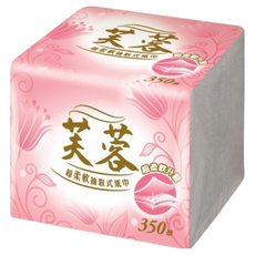芙蓉 超柔軟抽取式紙巾 350抽/30包, 30個裝, 1箱