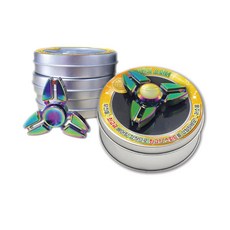 꼼지락 허리케인 메탈 스피너 색상랜덤 피젯스피너, 단품, 1개