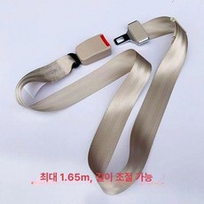 관광 버스 안전 벨트 스트랩 시트 대형 차량 간단한, 1.65m 베이지, 1개