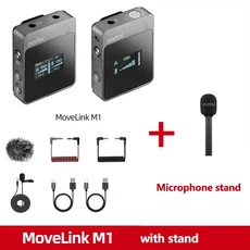 Godox MoveLink M1 M2 무선 라 발리에 마이크 송신기 수신기 전화 DSLR 카메라 스마트 폰 2.4GHz 무선 마이