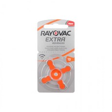 레이오백 레이오백 보청기건전지 (4알) 보청기배터리이오백 보청기배터리 보청기건전지 건전지 배터리, 1개