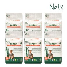 Naty 네띠 밤부 기저귀 팬티형 4단계 120매