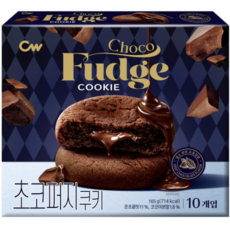 청우 초코퍼지쿠키, 165g, 6개