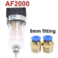 AF2000 14 소스 프로세서 구리 필터 공기 펌프 필터 오일 및 물 분리기 공압 부품 공기 압축기, 8) AF w PC602x2  5 Sets