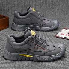 남성 경량 작업화 봄가을 발편한 미끄럼방지 기능성 안전화 실내외 캐주얼 신발