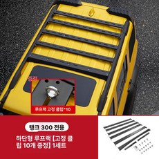 자동차 루프 제품 차박 스톰박스 차량용액세서리 캠핑 차량루프 차량탑재 박스, 2.탱크300 선크랙 사다리(노드릴)