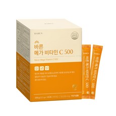 바른 메가 비타민C 영국산 분말 스틱 100포, 2.5g, 1박스