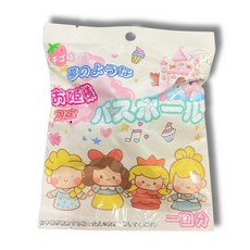 夢幻公主草莓香味兒童入浴球，可愛造型繽紛色彩，一次性使用, 8000夢幻公主(獨家款), 1個