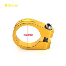 8MM 시트 9MM 자전거 6MM 34 28 알루미늄 산악 도로 31 클램프 릴리스 MTB 초경량, 28 6mm gold clamp