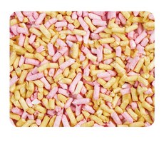 懶懶喵 無塵紙粒紙棉倉鼠墊料，吸水除臭，小動物墊料，倉鼠紙棉，無塵紙棉，倉鼠紙墊料, 1個, 桃氣芝芝【不含SAP】, 200g