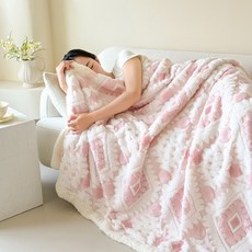 모다까사 극세사 벨벳 양면 담요 양털 겨울이불 블랭킷 무릎담요