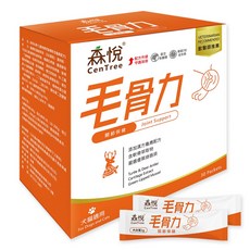 CenTree 森悅 毛骨力 犬貓關節保健粉 1gx30包入 含漢方龜鹿配方, 1個, 單盒