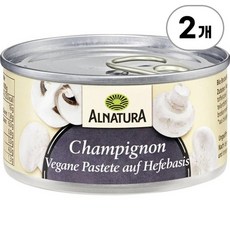 알나투라 유기농 머쉬룸 비건 파테 Alnatura Organic Mushroom Vegan Pâté Yeast Based 125g, 2개