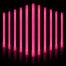 YOF 오브OBU12피스35.6cm14인치산업등급글로우스틱벌크비상점보라이트스틱야광대형글로우스틱캠핑 하이킹 허리케인 지진 생존키트액세서리용핑크130808, 핑크