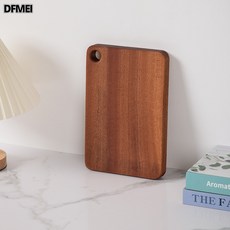 DFMEI 烏檀木菜板家用廚房雙面案板水果蔬菜菜板實木兒童輔食板砧板, 1個, 方形