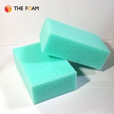 더폼 그린 세차스펀지 소프트타입 해면스펀지 소형 S_5x10x15cm, 1개