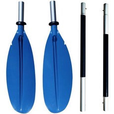 양방향 패들 카약 보트 카누패들 레저스포츠, 옐로우-4단