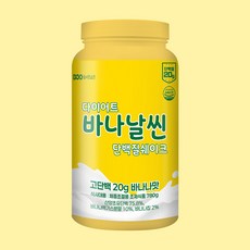 올바른습관 다이어트 단백질쉐이크 바나날씬 체중조절 식약처인증 HACCP 바나나맛 + 보틀(핸드믹서기증정), 780g, 1개