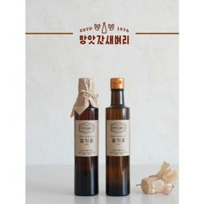 방앗간새벼리 저온압착 국산 참기름 들기름 300ml 2구 세트, 1세트