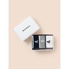 빈폴 키즈 BEANPOLE KIDS 베이직 골지 양말 3족 SET - 아이보리 반팔 반바지 바람막이 상하복