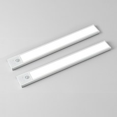 HK.sell 리헤로 충전식 무선 3컬러 LED 센서바, 화이트