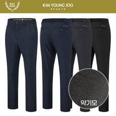 김영주스포츠 남성용 간절기 겨울용 스판 기모 골프 팬츠 MP6037