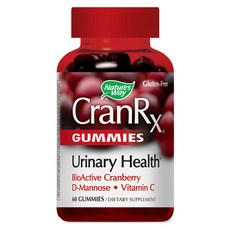Nature's Way 然萃維 CranRX蔓越莓軟糖, 60顆, 1罐