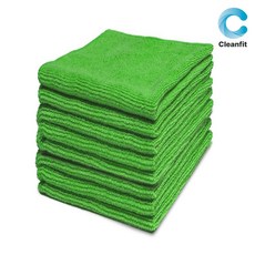크린핏 경편 극세사 손걸레 40x40, 초록, 10개