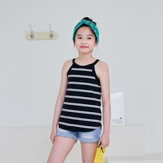 쿠키하우스 퓨아 스트라이프 나시 티셔츠_13317